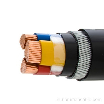 Vlamvertragende staaldraad gepantserde elektrische kabel